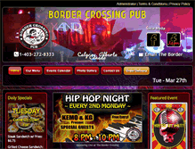 Tablet Screenshot of border-crossing-calgary.com